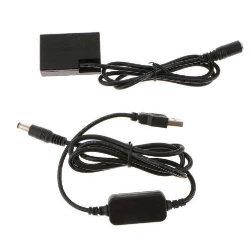 USB POWERED ACK-E18 AC Adapter for Canon 200D 250D 77D 750D 760D (For LP-E17 Battery)