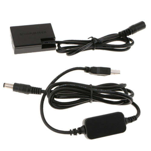 USB POWERED ACK-E18 AC Adapter for Canon 200D 250D 77D 750D 760D (For LP-E17 Battery)