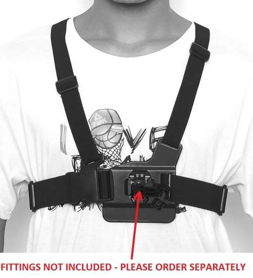 Adjustable Elastic Chest Strap Harness Mount for GoPro HD Hero 1 2 3 3+ 4 Camera