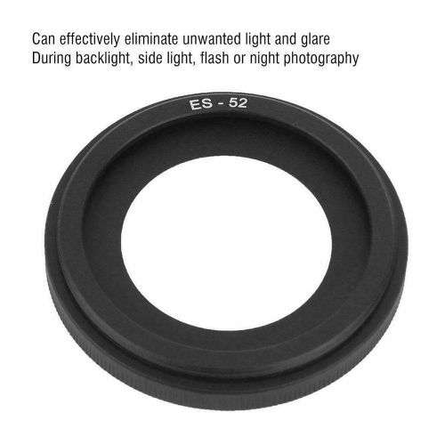 Generic ES-52 Metal Lens Hood For Canon EF-S 24mm F2.8 STM EF Canon 40mm EF f/2.8
