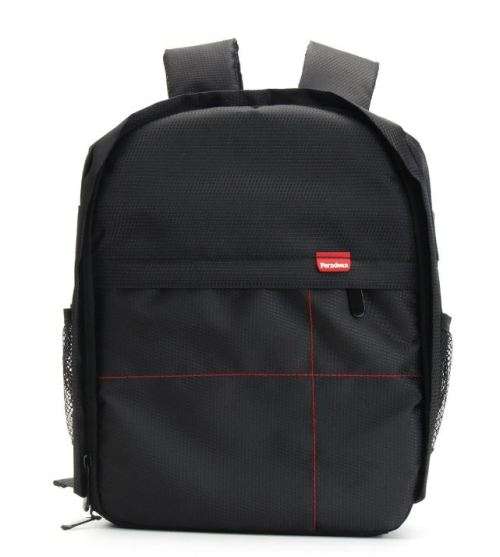 Camera Bag Backpack Waterproof DSLR Case (RED INNER) S