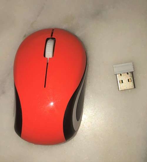 Small 2.4GHz Wireless Cordless Optical Mouse USB Receiver for PC Laptop