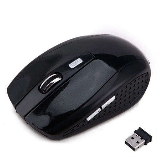 2.4GHz Wireless Cordless Optical Mouse USB Receiver for PC Laptop