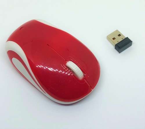Small 2.4GHz Wireless Cordless Optical Mouse USB Receiver for PC Laptop