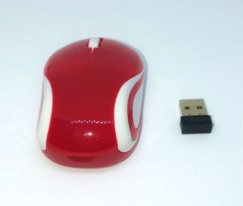 Small 2.4GHz Wireless Cordless Optical Mouse USB Receiver for PC Laptop