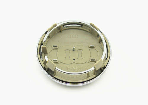 Set of 4 WHEEL CENTER CAPS 68mm / 58mm for AUDI GREY