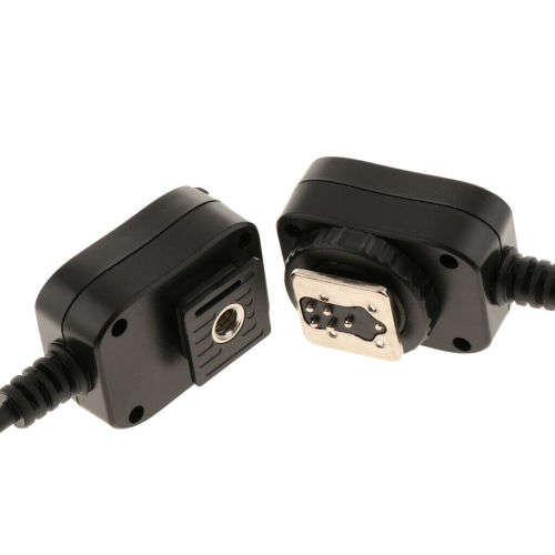TTL Off Camera Hot Shoe Flash Sync Cable Cord For Canon