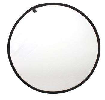 2-in-1 Circular Reflector 60cm (Silver & White)