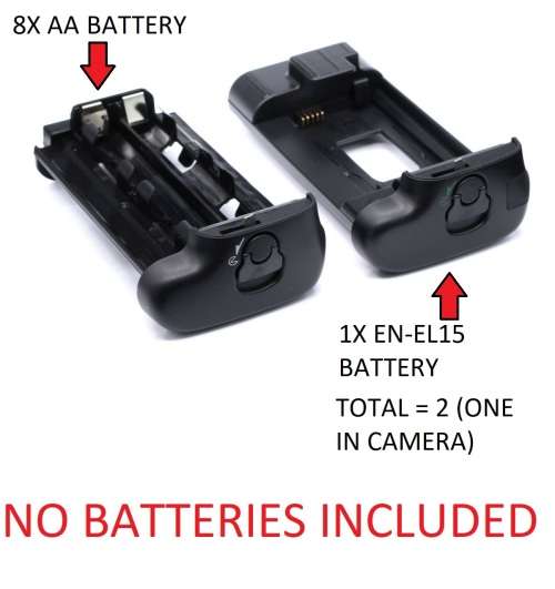 Generic Battery Grip for NIKON D850 DSLR Cameras (MB-D18)