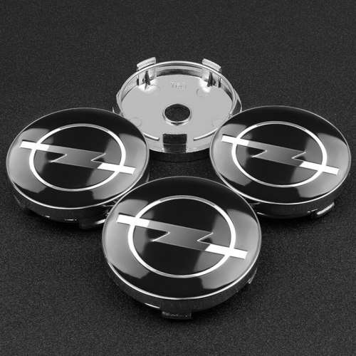 Set of 4 WHEEL CENTER CAPS 60mm / 56mm for OPEL
