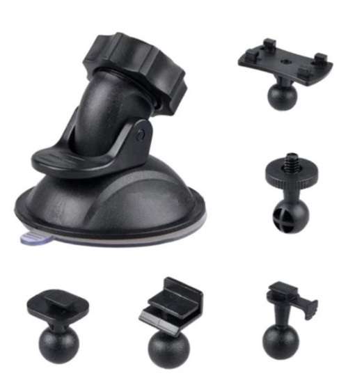 Windshield Suction Cup For GPS / Camera / Video Recorder on with 5 Types Adapter 360 Degrees