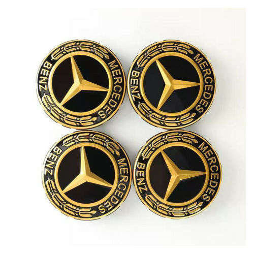 4x 75mm Wheel Centre Cap for Mercedes Benz