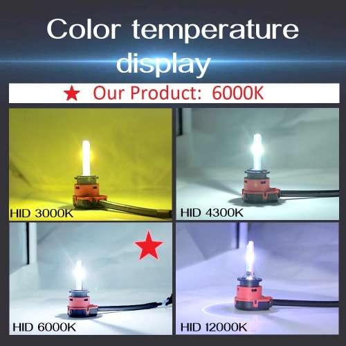 2x 35W 6000k D1S Xenon HID Car Headlight Bulbs