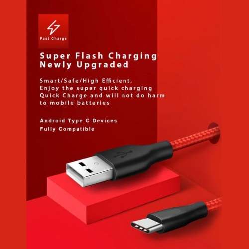 C Type-C Sync & Charge Cable for Huawei P20 / Mate20 / OnePlus 2 / ZUK Z1 / LG G5 / /HTC10 etc.