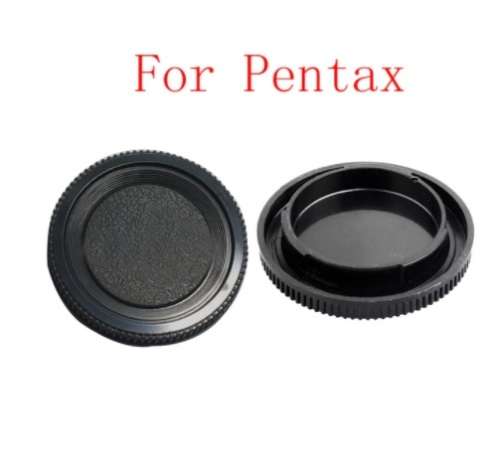 ear Lens Cap & Body Dust Cap Set for Pentax K Mount SLR DSLR Camera PK