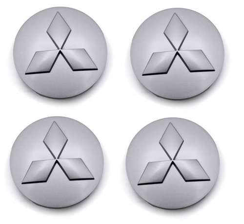 4pcs 60mm Car Wheel Center Caps Rim Hubcaps For For Mitsubishi ASX Lancer Pajero Outlander L200 EVO