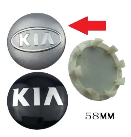 4pcs 58mm Car Wheel Centre Caps Rim Hubcaps for KIA Cerato Sportage R K2 K3 K5