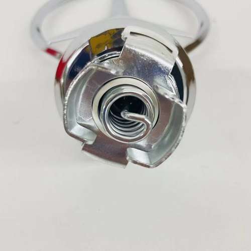 Metal Chrome Bonnet Hood Logo For Merc 204 W212 W211 W203 W213 W205 - Chrome with Blue Wreath