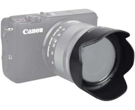 Generic used Lens Hood for Canon EF-M 15-45mm f/3.5-6.3 IS STM (For CANON EOS M CAMERA ONLY)