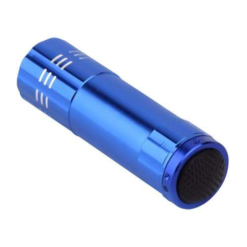 Aluminum UV Ultra Violet 9 LED Torch (BLUE)