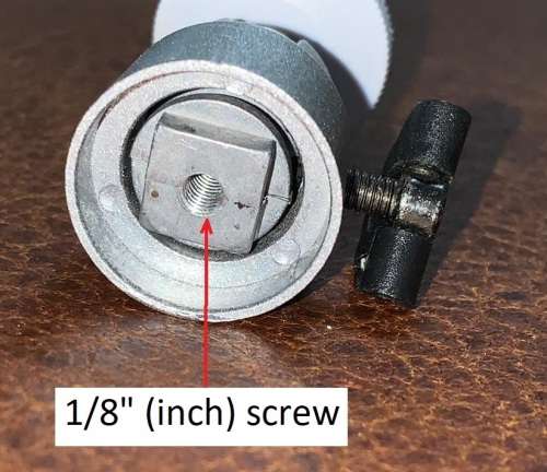 Mini 1/8` 360 Swivel Ball Head Screw Tripod DSLR Ballhead Stand For Camera (Silver)