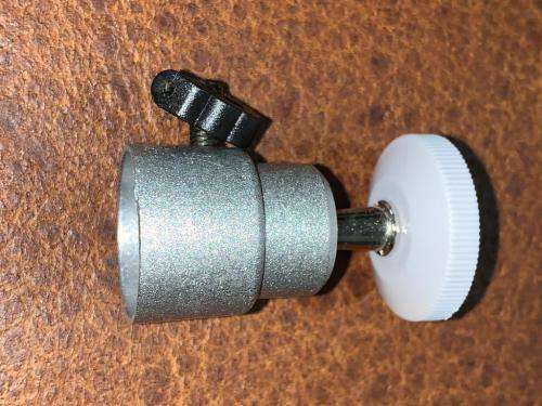 Mini 1/8` 360 Swivel Ball Head Screw Tripod DSLR Ballhead Stand For Camera (Silver)