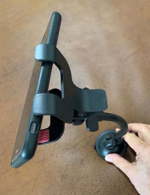 Car Suction clamp Mount Clip Holder Stand for Smartphone, GPS