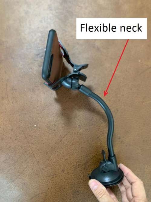 Car Suction clamp Mount Clip Holder Stand for Smartphone, GPS