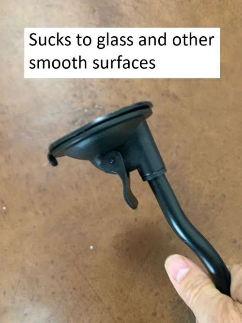 Car Suction clamp Mount Clip Holder Stand for Smartphone, GPS