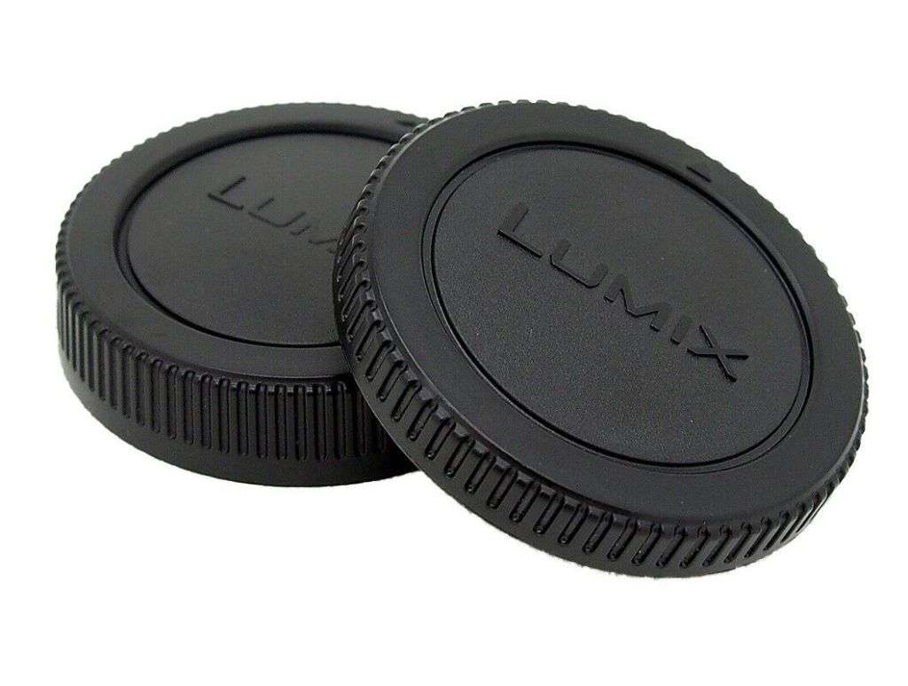 Rear Lens Cap * 1pcs + Camera Body Cap * 1pcs for  Micro 4/3 Panasonic Lumix