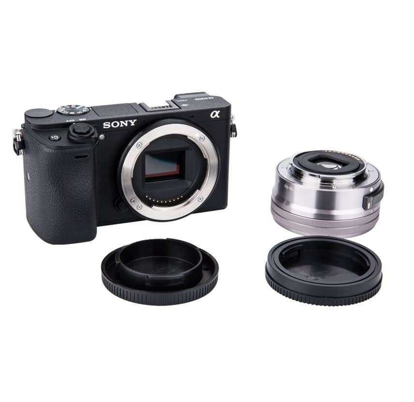 SONY E-Mount Body Cap & Lens Cap Set