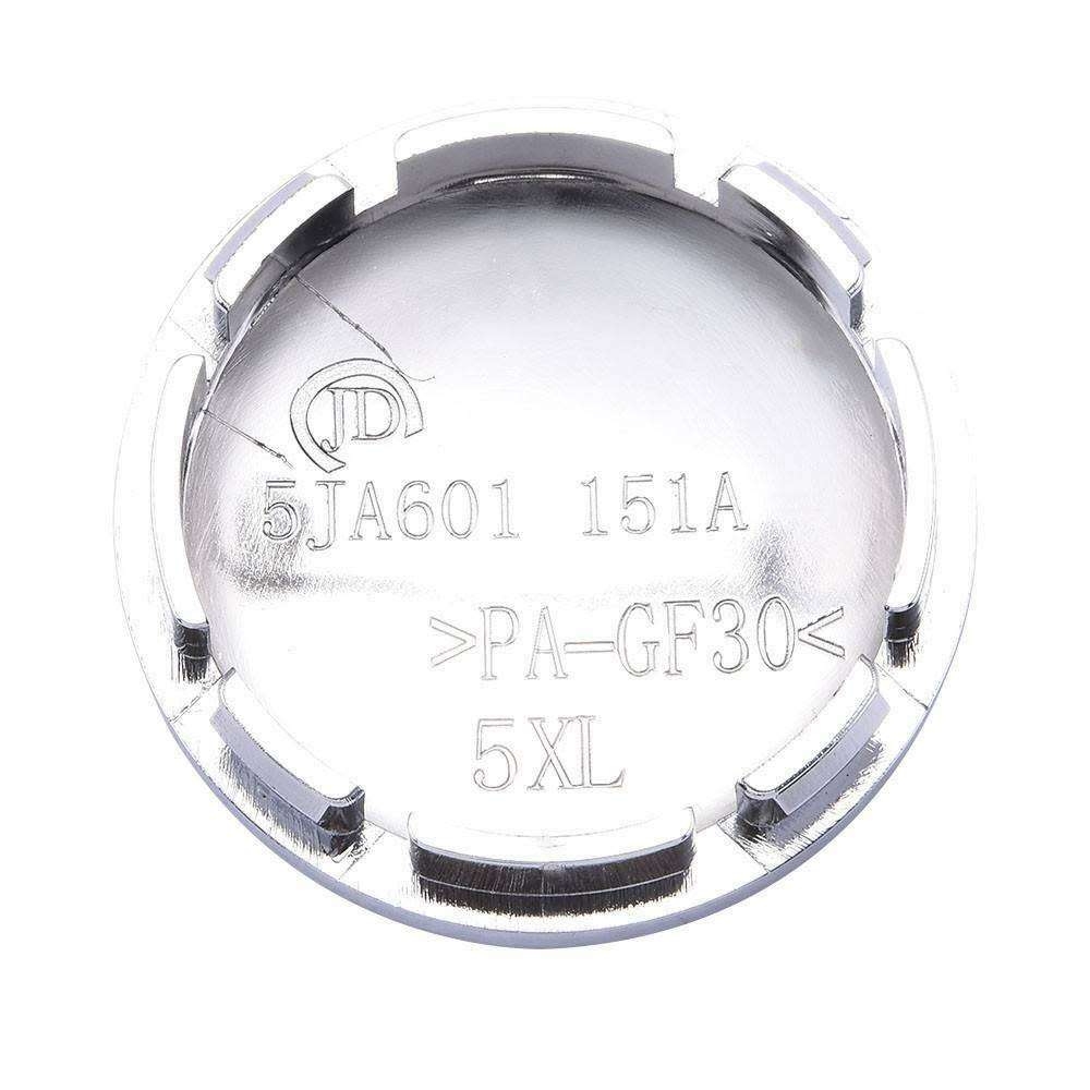 4x Wheel centre Cap Bases (without branding / stickers): 56 / 51 mm (Chrome)