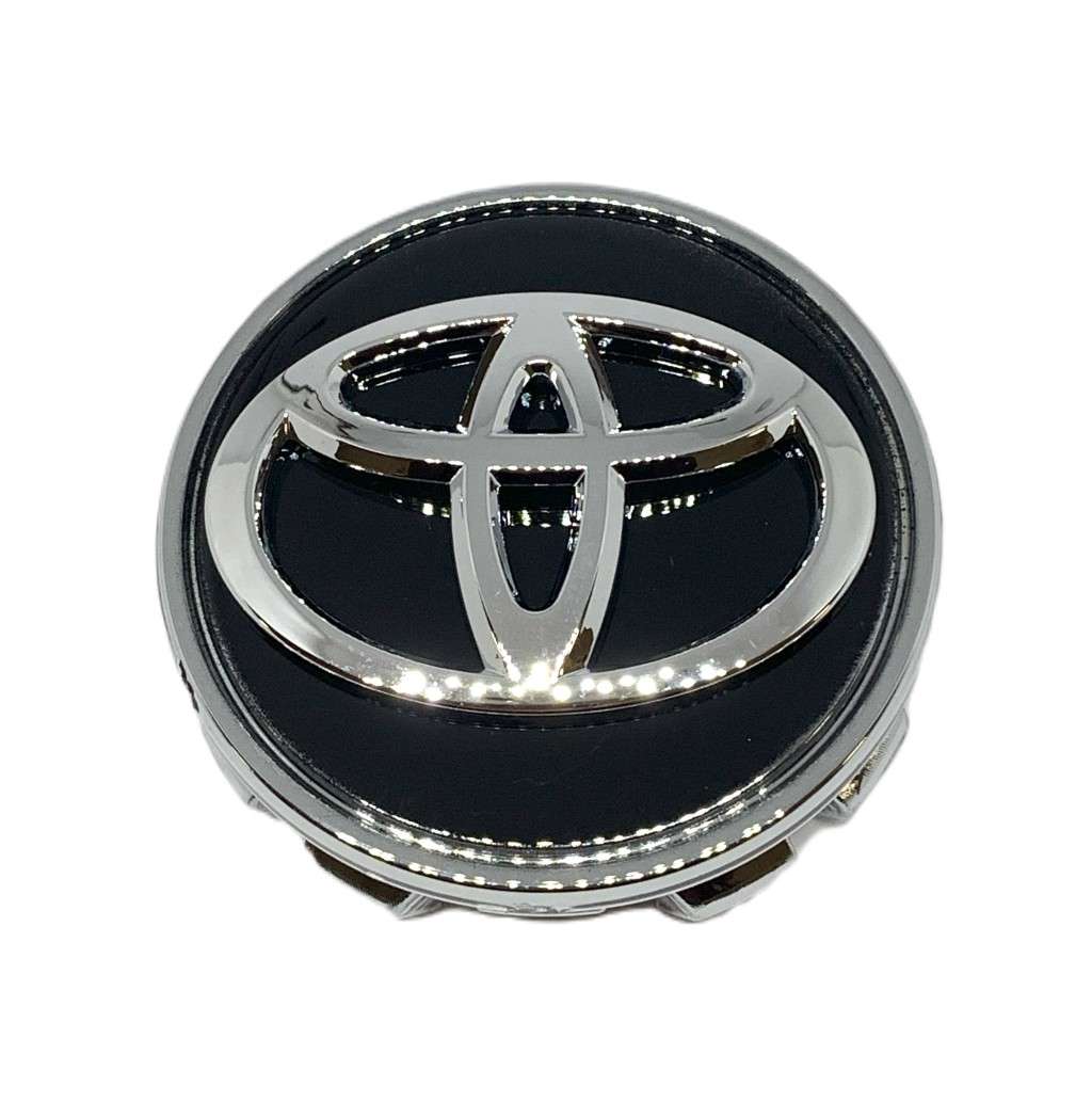 4x 62mm Wheel Centre Caps for TOYOTA (BLACK)