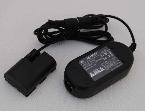 ACK-E6 AC Adapter for Canon LP-E6 (EOS 5DII, III, IV, 6D I & II, 7D I, II, 60D, 70D, 80D, 90D)