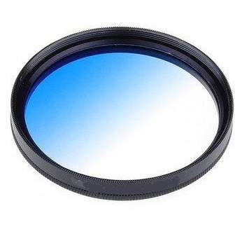 Generic Graduated Blue ND Filter - 58mm Filter Thread