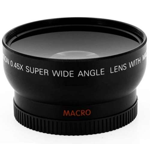0.45x 58mm Wide Angle Lens with Macro