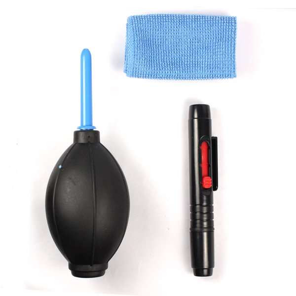 3-in-1 Lens Cleaning Kit for Canon Nikon Sony Pentax