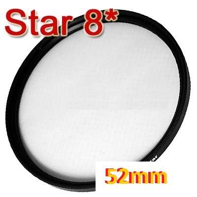 Generic 8-point star Filter for lens with 52mm Filter Thread