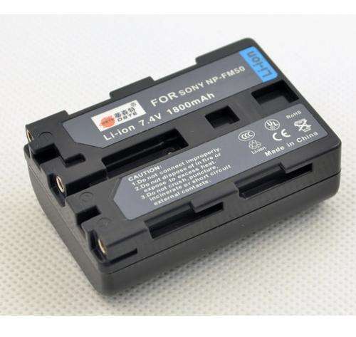 DSTE 1800mAh NP-FM50 NP-FM55H NP-QM51 Battery for Sony