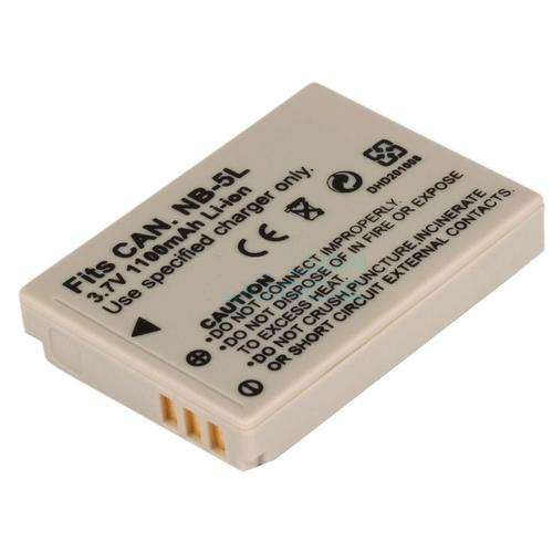 NB-5L Battery for Canon IXUS 90 960 970 IS PowerShot SX210 SX220 SX230 HS SD800