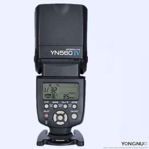 YN-560 (Mark IV) Speedlight Flash (for Canon Nikon Pentax Olympus Panasonic)