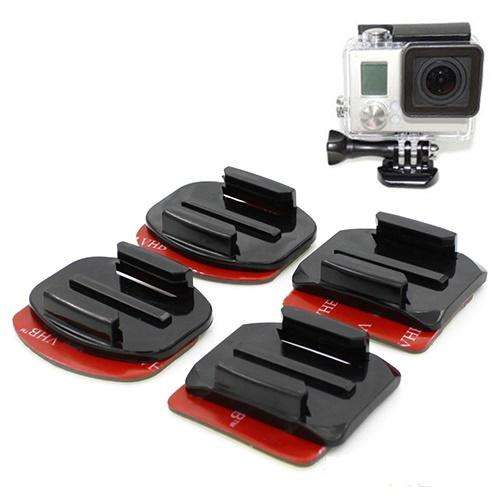 4X Flat and Curved Adhesive Sticker Mount for GoPro HD Hero2 Hero3 3+