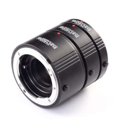 Macro Extension Tube Set for Nikon DSLR Cameras (Metal Mount)