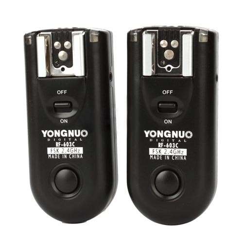 Yongnuo RF-603 Wireless Flash Trigger for Canon (Select: C1 or C3)