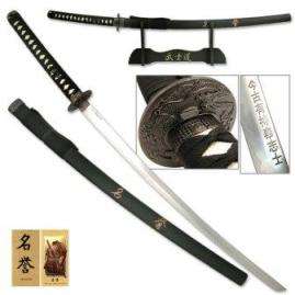 1m SPRIRIT The Last Samurai Katana Sword 1.040m with Stand for Display FIX Steel Blade