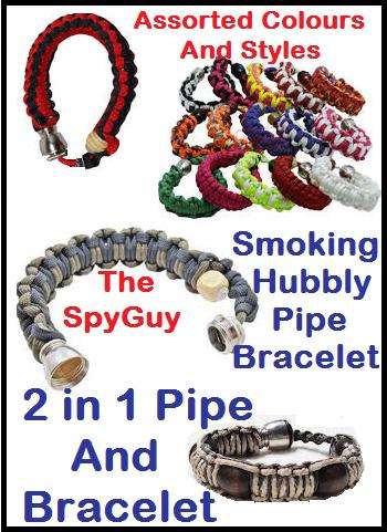 Smoking Pipe and Bracelet 2 in 1 Fashion and Stylish Carry your own pipe around assorted Styles