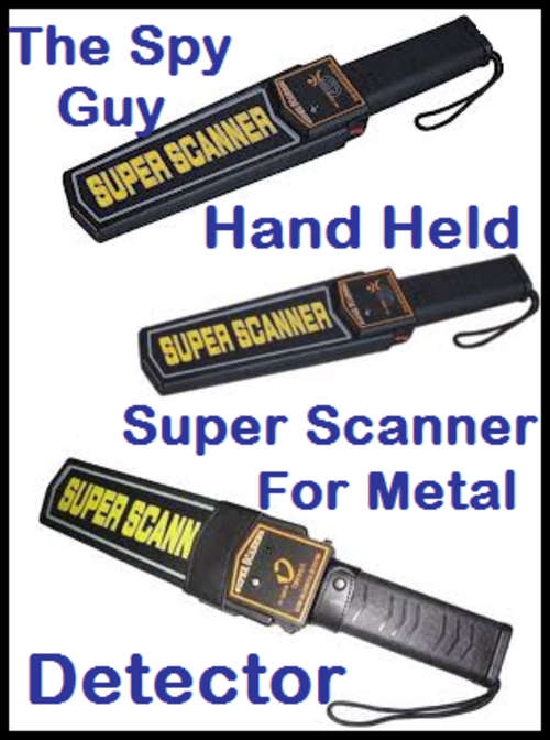 Metal Detector Hand Held Scanner for All Security around Offices and Events Security Guards Tool