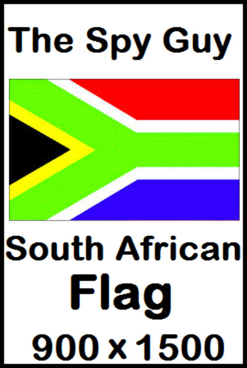 South African Flag 900 x 1500