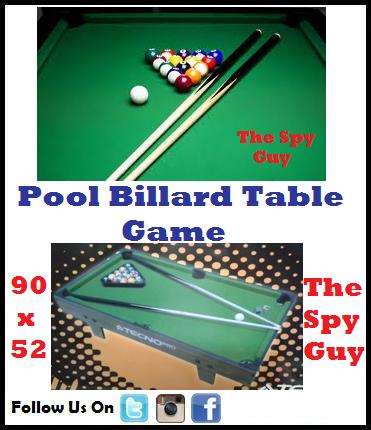Table TOP Billiard Pool Game 90 / 52 Desk Top Players Game Balls Snooker Sticks