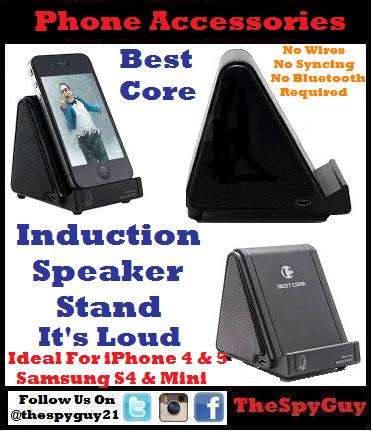 Induction Speaker Best Core Amplifier for iPhone 4 & 5 and Samsung s4 & s4 mini 5 Phone